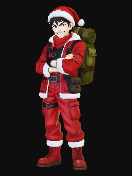 3D model for Dieselpunk Santa Explorer, #Christmas2025#