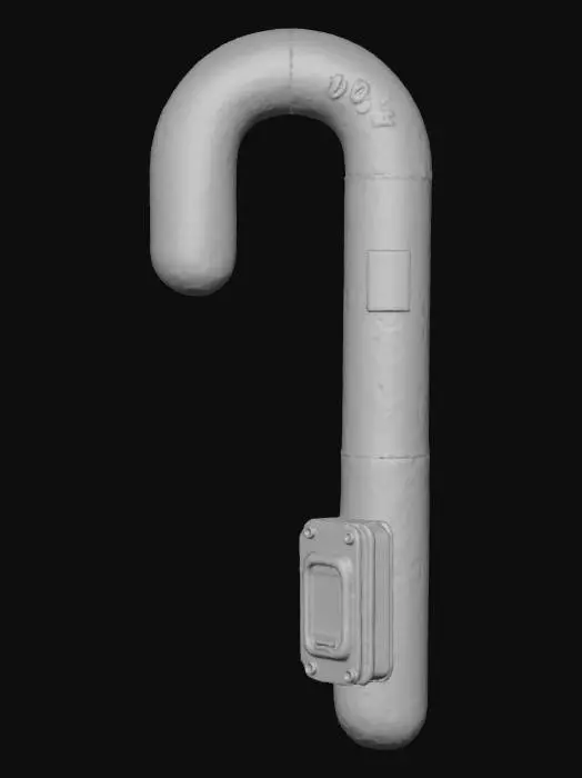 3D model for Industrial Candy Cane, #Christmas2025#