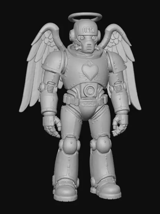 3D model for Mechanical Angel, #Christmas2025#
