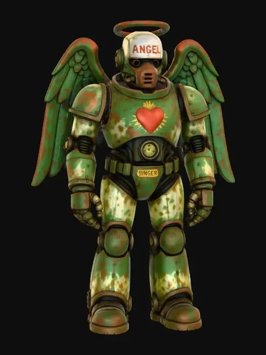 3D model for Mechanical Angel, #Christmas2025#