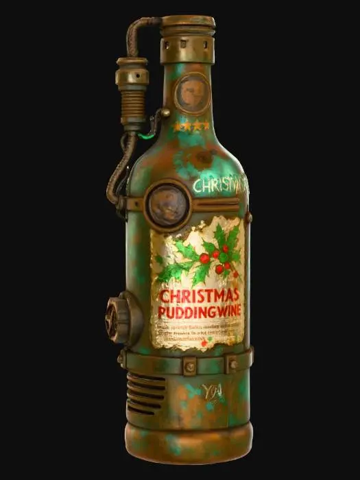 3D model for Wine Bottle, #Christmas2025#