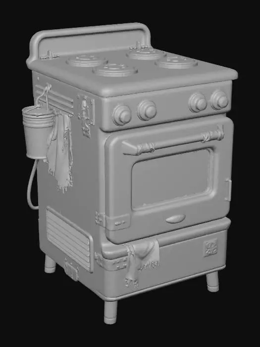 3D model for Post-Stove