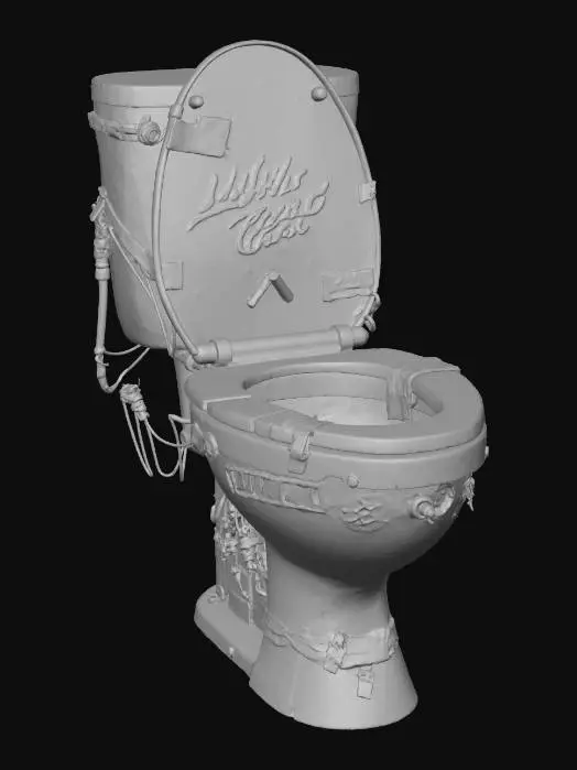 3D model for Post-Toilet