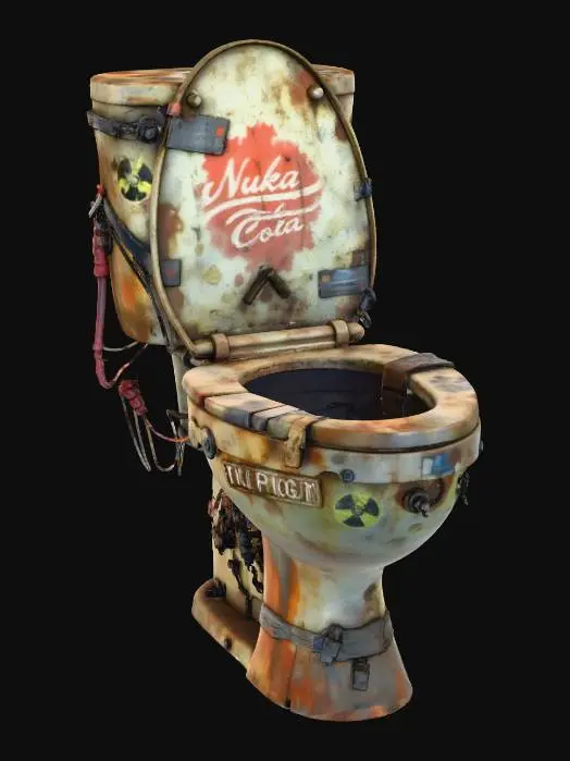 3D model for Post-Toilet