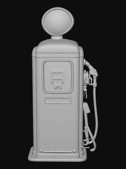3D model for Post-Gas Pump