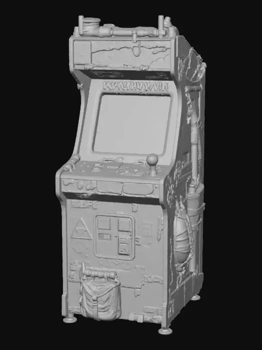 3D model for Post-Apocalyptic Arcade Machine