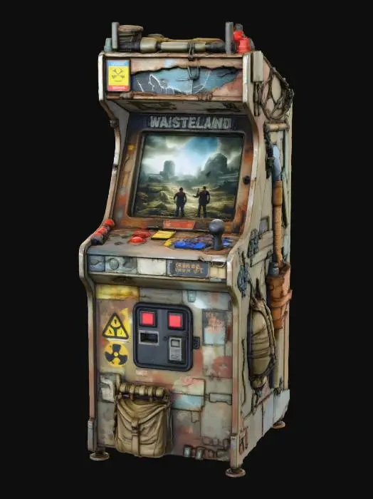 3D model for Post-Apocalyptic Arcade Machine