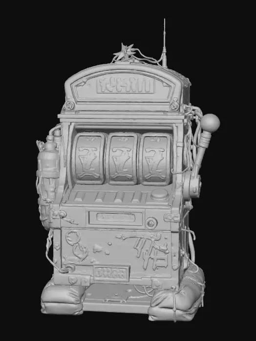 3D model for Post-Slot Machine