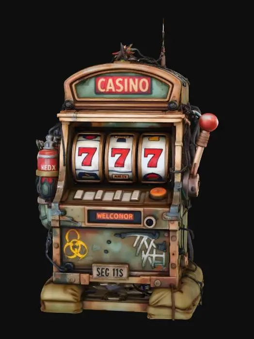 3D model for Post-Slot Machine