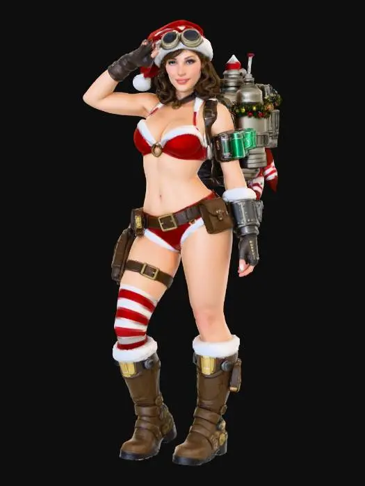 3D model for Steampunk Santa Helper, #Christmas2025#