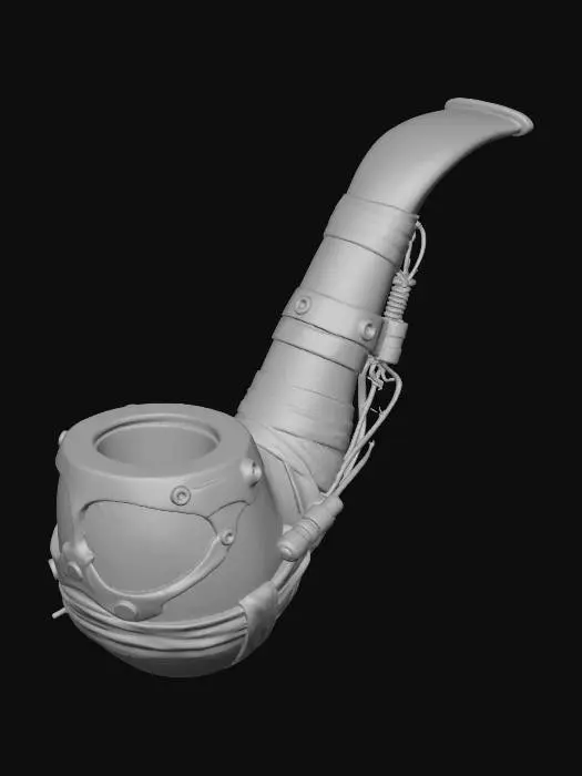 3D model for Post-Smoking Pipe