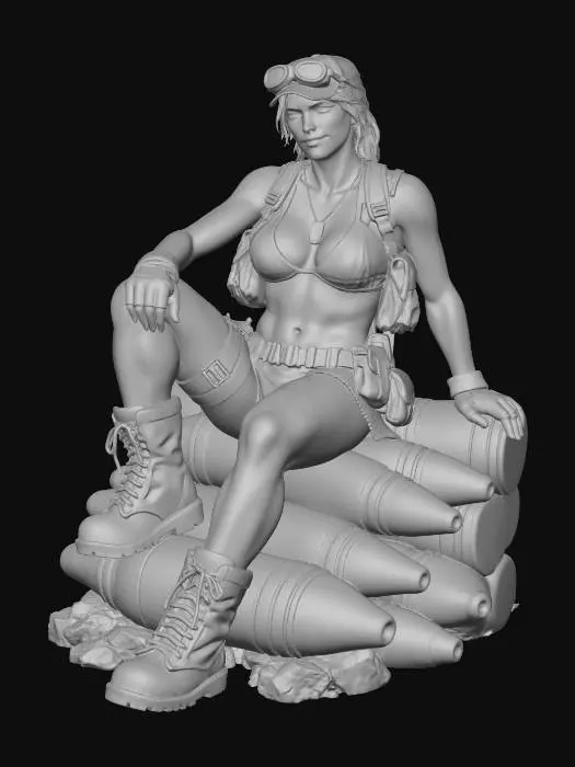 3D model for Wasteland Warrior