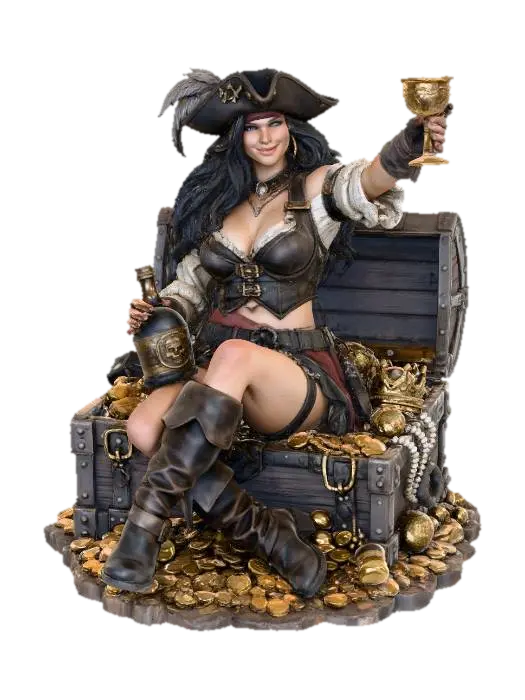 Pirate's Triumph - Journey 3D model, vytvořený pomocí AI