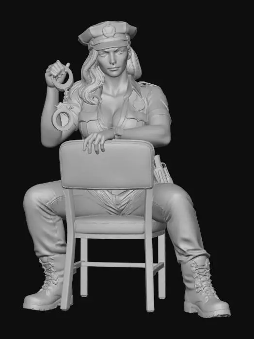 3D model for Officer's Poise