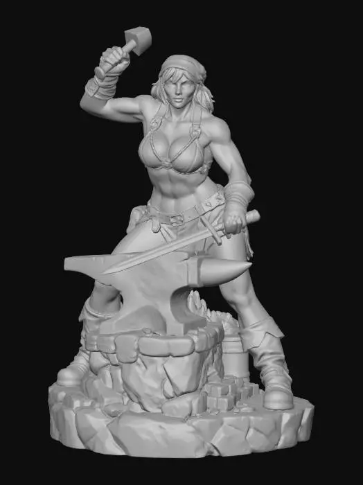 3D model for Blacksmith's Forge