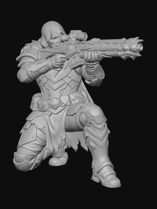 3D model for Sniper Sentinel