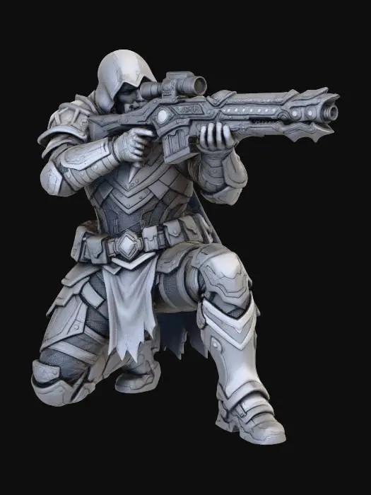 3D model for Sniper Sentinel