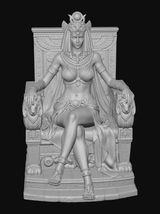3D model for Queen of the Golden Throne