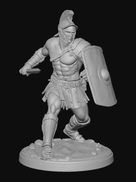 3D model for Roman Gladiator
