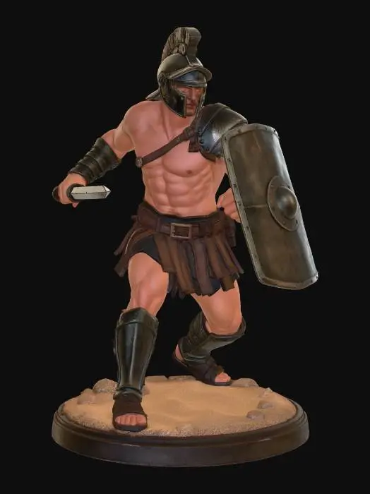 3D model for Roman Gladiator