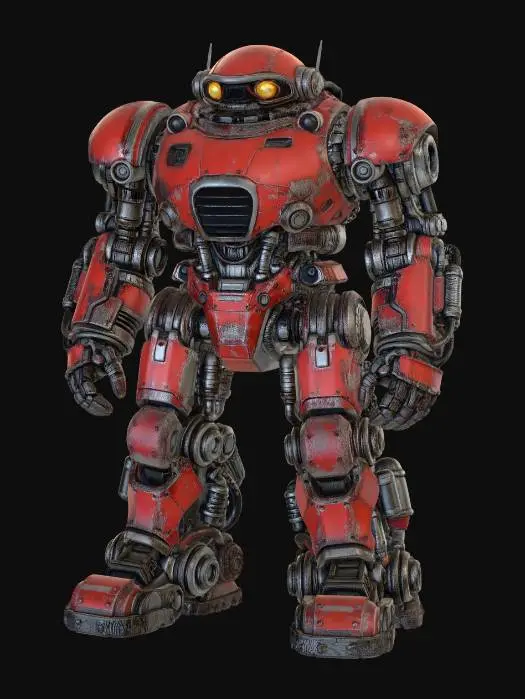 3D model for Crimson Rust Juggernaut