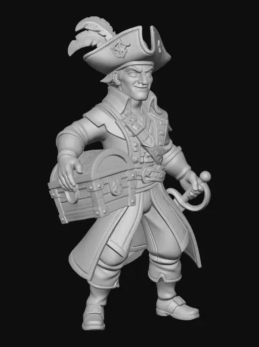 3D model for Captain Treasureheart