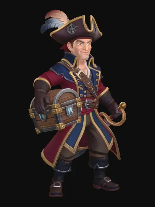 3D model for Captain Treasureheart