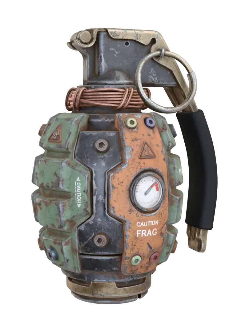 C-Frag - Spiky 3D model, vytvořený pomocí AI
