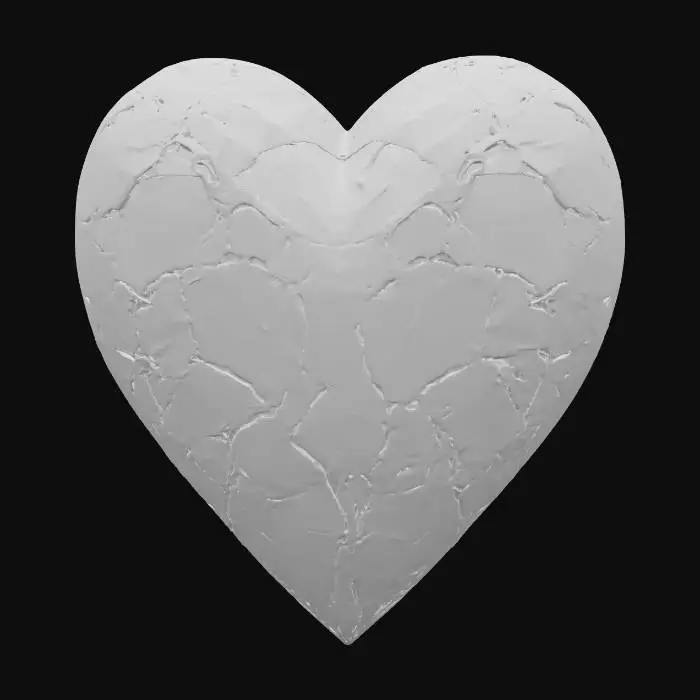 3D model for Kintsugi Heart