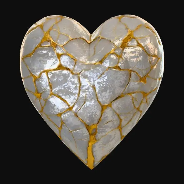 3D model for Kintsugi Heart