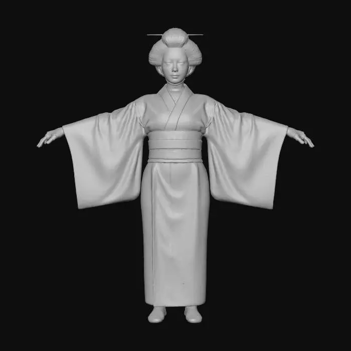 3D model for Steel Geisha, #villain#
