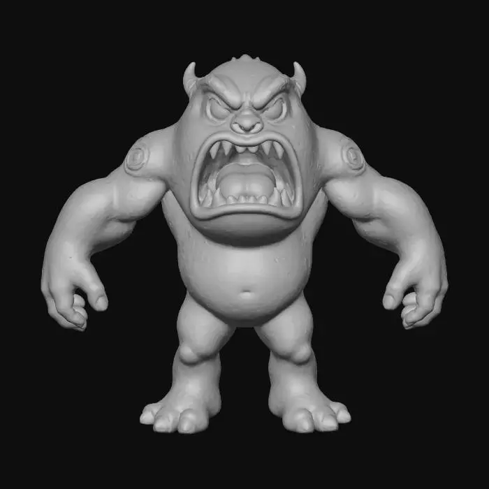 3D model for Fierce Monster Roar