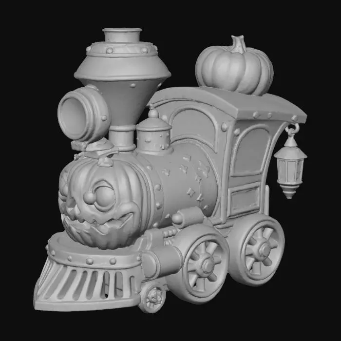 3D model for Pumpkin Express, #Halloween2025#