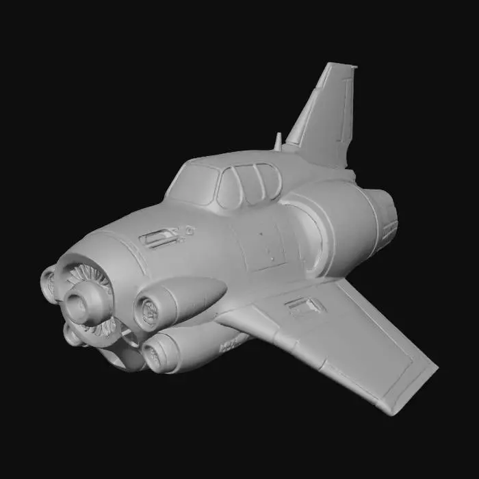 3D model for Retro Jet Evolution