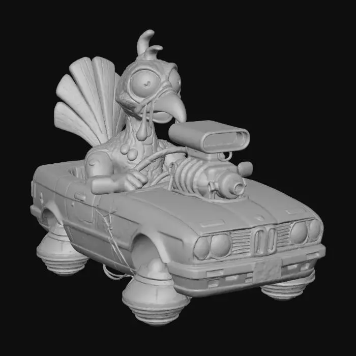 3D model for #Thanksgiving#, Turkey is coming