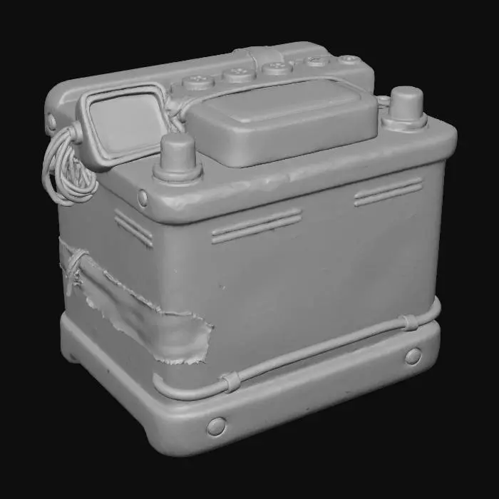 3D model for Post-Car-Battery