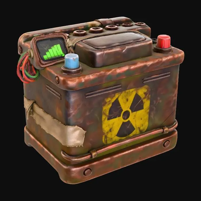 3D model for Post-Car-Battery