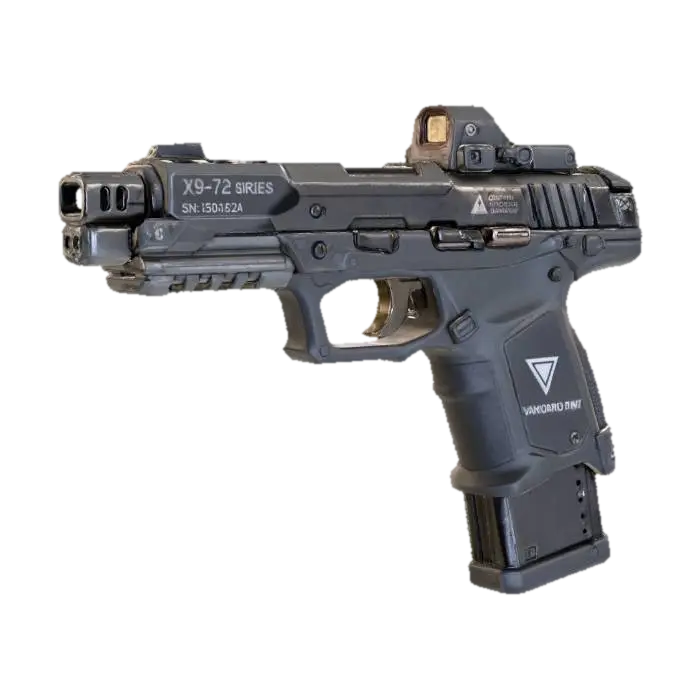X9-72 - Combat-3D-modell, genererad av AI