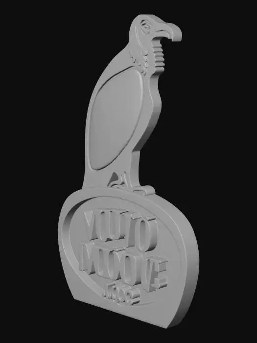 3D model for Vulture Statue Logo