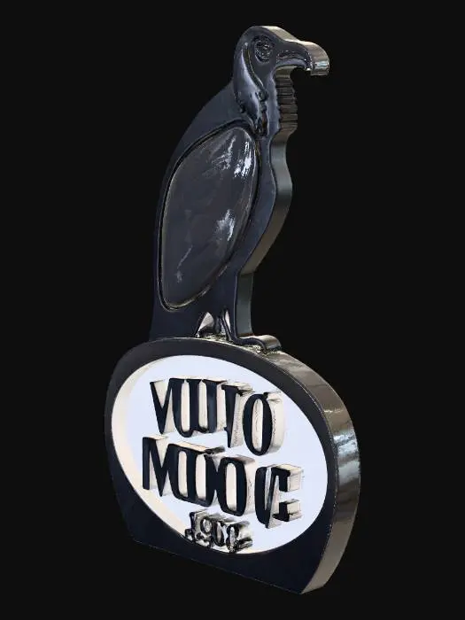 3D model for Vulture Statue Logo