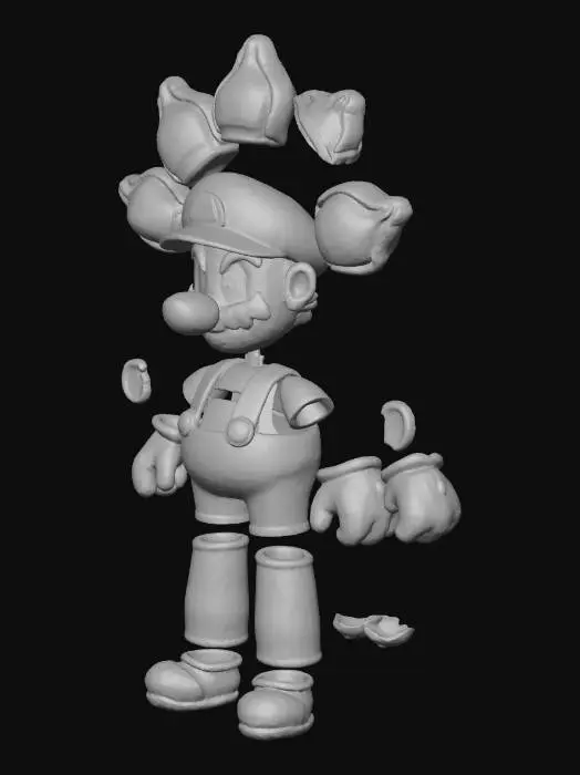 3D model for Mario Crochet Breakdown