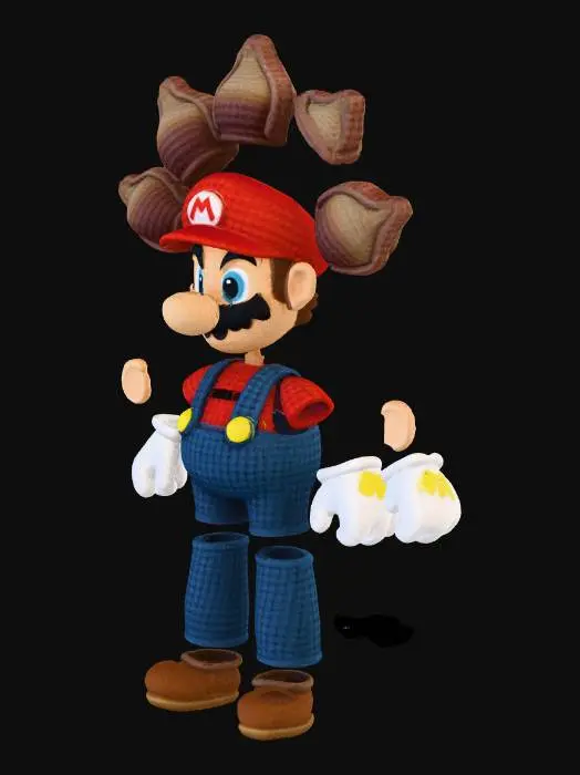3D model for Mario Crochet Breakdown