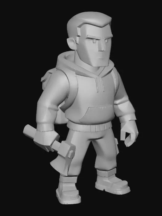3D model for Wilderness Adventurer