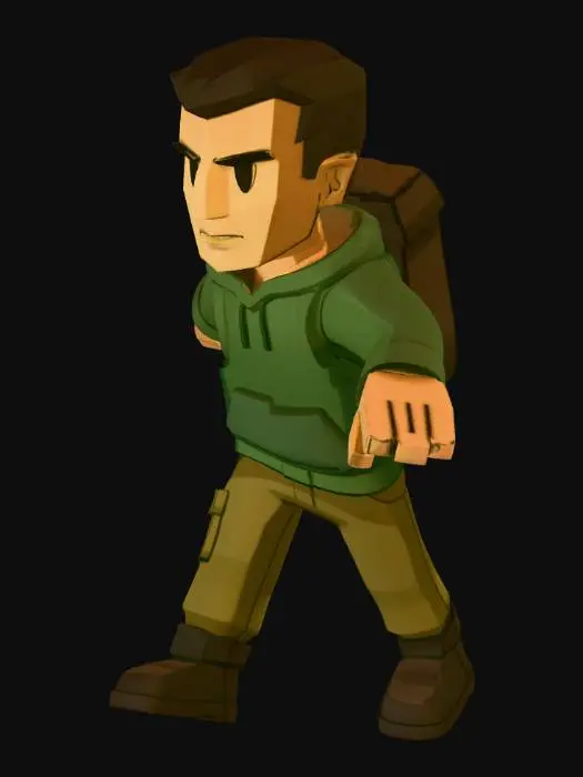 3D model for Explorer Stance