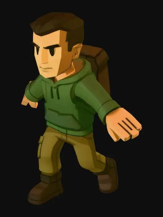 3D model for Explorer Stance