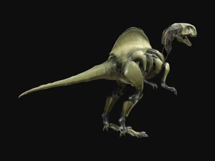 3D model for brontosaurus, pero debe ser robot, mantener las dimensiones fisicas del brontosaurius original pero su skin deber ser un robot, coomo la pelicula transformers