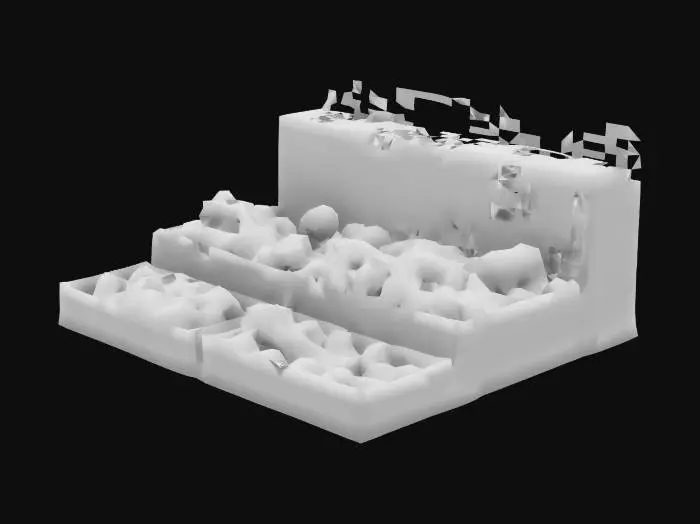 3D model for fuit low poly market