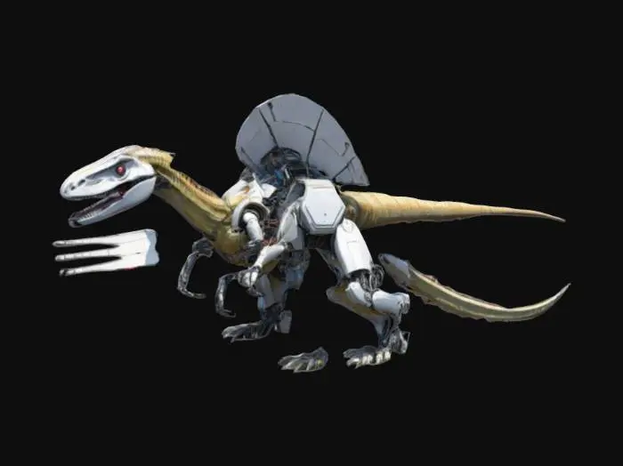 3D model for brachiosaurus robot like a transformers
