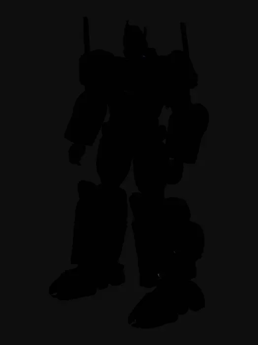 3D model for police car robot like optimus prime transformers