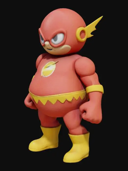 3D model for eggman cobined whit flash skin